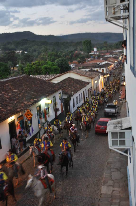 Cavalgadas em época de folia em Pirenópolis - GO